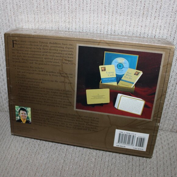 3/$88❤️sealed 1st Ed. The Compassion Box: Book, CD & 59 Card Deck Pema Chödrön - Picture 5 of 9